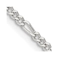 thumbnail image 2 of Auriga Fine Jewelry 925 Sterling Silver 2.25 mm Figaro Chain Necklace for Women 24", 2 of 6