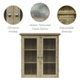 thumbnail image 2 of Teamson Home Connor Removable Two-Door Wall Cabinet with Adjustable Shelves, Light Oak, 2 of 6
