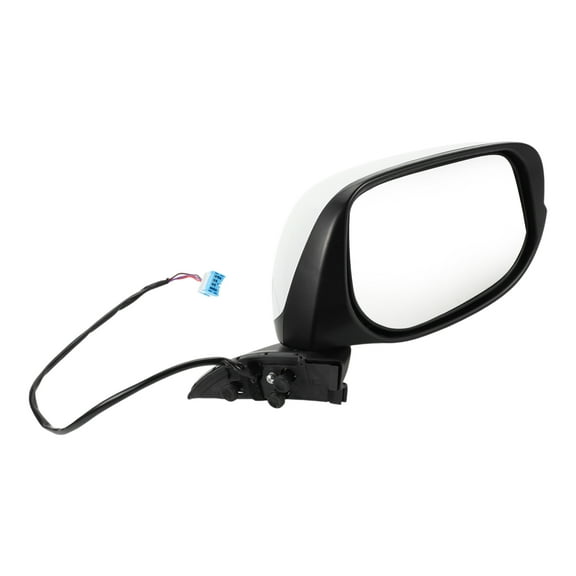 Unique Bargains Right Side Door Mirror Replaceｍent for Honda Fit 2009-2014 Manual Folding White