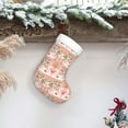 thumbnail image 6 of Yiaed Swan Couple Print Christmas Stockings, Christmas Stockings Hanging Ornaments, Christmas Stockings for Family Christmas Holiday Decorations, 6 of 7