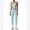Light Blue, variant on 2 Piece Workout Sets for Women High Waisted Seamless Butt Lifting Leggings Gym Yoga Outfit Stretchy Sports Bra Set M Yellow