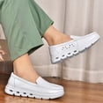 thumbnail image 4 of YOURDIARY Women's Slip on Loafer Shoes - Faux Leather Casual Flat Nurse Walking Sneakers, 4 of 5