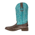 thumbnail image 3 of Roper Womens Lindsey Embroidered Square Toe Pull On Cowboy  Mid Calf Boots, 3 of 5