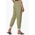 thumbnail image 4 of TheMogan Pantalon de Jogging Taille Haute Élastique en Molleton Mélangé Décontracté pour Femmes P-3X, 4 of 7