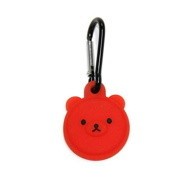 Protective Case Compatible for Airtag/Airtags Cartoon Protective Cover Tracker Anti-lost Silicone Case with Metal Buckle