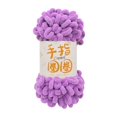 thumbnail image 1 of 5PCS=500g Puffy Finger Loop Chunky Giant Chenille Yarn Crochet Hand Knitting Soft Rope Polyester Blanket No Needle Hook Freeship, 1 of 7