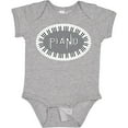 thumbnail image 3 of Inktastic Piano Keys Oval Boys or Girls Baby Bodysuit, 3 of 5