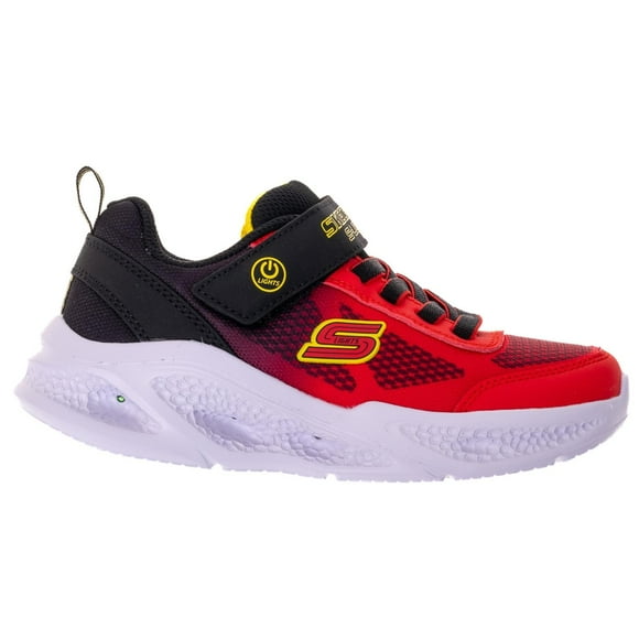 Tenis Skechers Meteor Lights para Niños 17 A 21. 401495LRDBK rojo 19