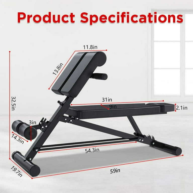 Ounuo adjustable weight 2025 bench
