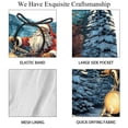 thumbnail image 4 of luoweisi Men's Beach Shorts Quick Dry Swim Trunks with Mesh Lining Santa Claus Motorcycle 2XL, 4 of 5