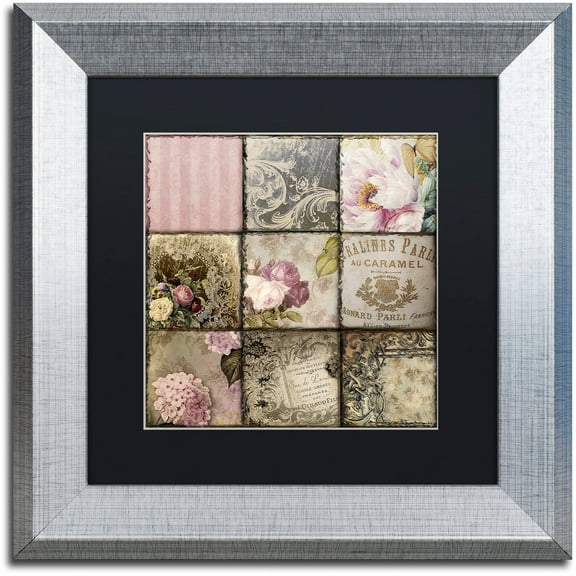 Trademark Fine Art "Viva La Paris I" Canvas Art by Color Bakery Black Matte, Silver Frame