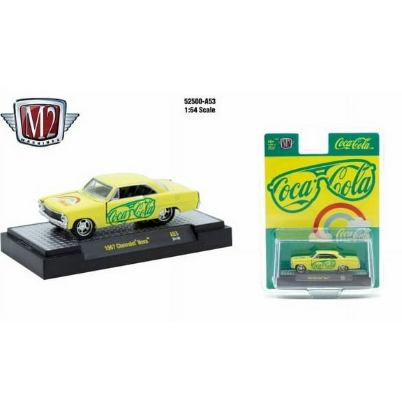 M2 Machines Coca-Cola Release A53 1967 Chevrolet Nova
