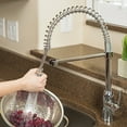 thumbnail image 4 of Pacific Bay Rainier Kitchen Faucet with Pull Down Sprayer, Chrome Plated, 4 of 11