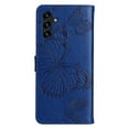 thumbnail image 4 of Allytech Galaxy S24 Plus Wallet Case, Big Butterfly Design Luxury PU Leather Flip Folio Stand Cards Slots Hand Wrist Shockproof Phone Case for Samsung Galaxy S24 Plus - Blue, 4 of 6
