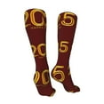 thumbnail image 3 of Pofeuu 2025 New Year 4 Print Stockings, Adult Running Hiking Socks for Youth and Adult-One Size, 3 of 8