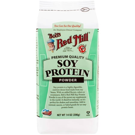 Bob's Red Mill Soy Protein Powder, 17g Protein, 14.0 Oz, 4 Ct