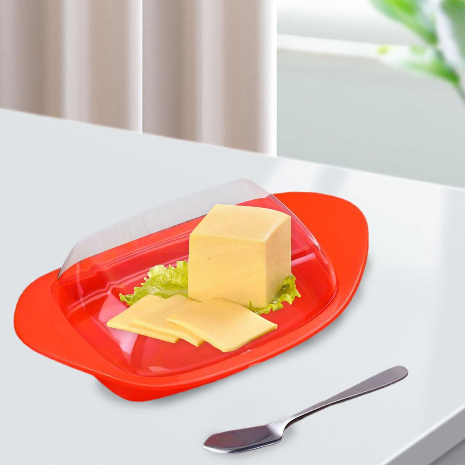Porte-beurre Hermétique Avec Couteau Intégré - Conteneur Pour Beurre Et Fromage - Pour Cuisine, Camping, Frigo - 8