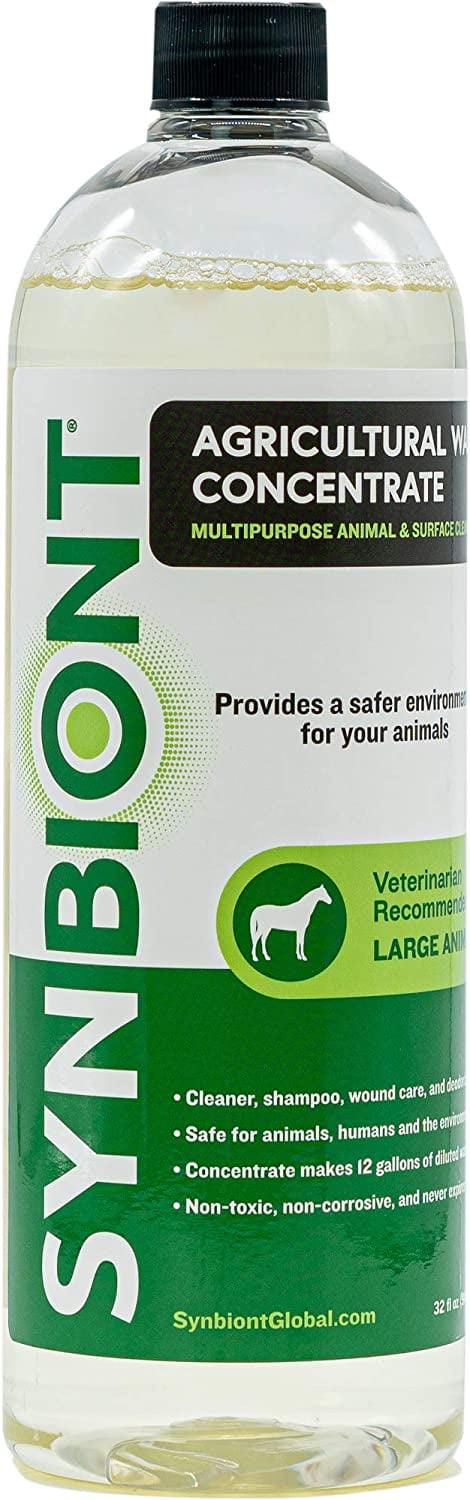 Synbiont Unscented Liquid Agricultural Wash Concentrate for Large Animals