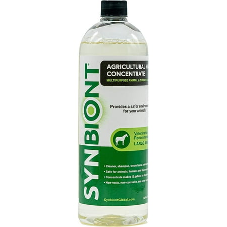 UPC: 0851023004328 | Synbiont Agricultural Wash 32 oz Concentrate Ag Wash – Horse Shampoo Pet Supplies Dog Shampoo Horse Tack Wash