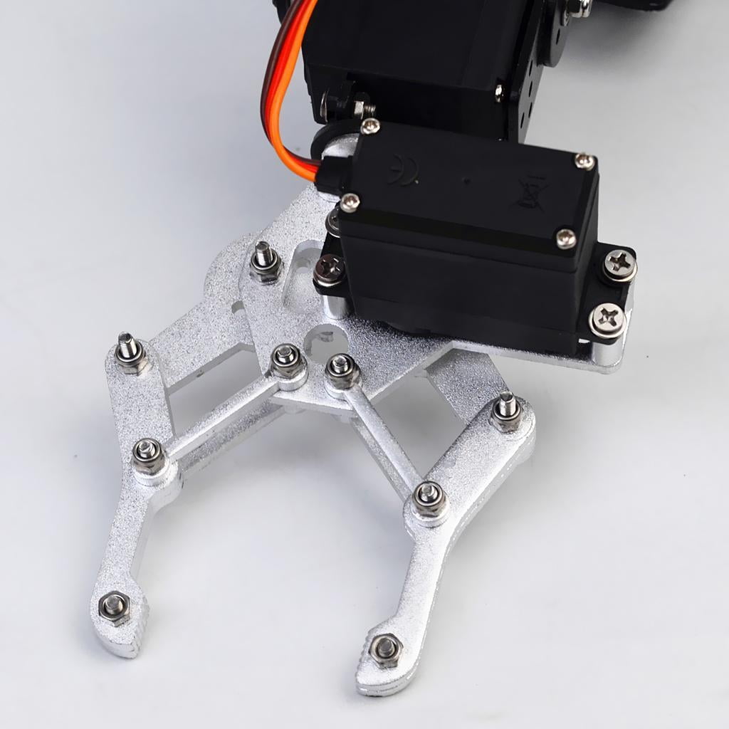 LeeQinersw 4DOF Robot Arm Mechanical Robot Clamp Claw Kit for Robotics Assembly