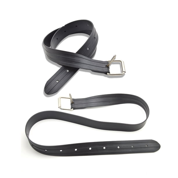 Cinturón de peso Scuba Rodamiento de peso Correo ajustable Suministros de pesca de spear de servicio pesado Suministros deportivos para la lucha libre de la pesca 1.5 m (2pcs) Inevent OD019486-04