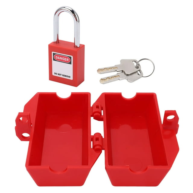 LYUMO Plug Lockout Device, Professional Plug Lockout Tagout Set High Strength For Air Conditioner TV For Home Industry Chemistry