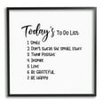 thumbnail image 5 of Stupell Industries Uplifting To Do List Life Happiness Casual Typography Graphic Art Black Framed Art Print Wall Art, Design by Yvonne Coleman Burney, 5 of 5