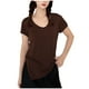 thumbnail image 1 of Camiseta de Manga Corta con Cuello en V, Primavera Verano, 1 of 3