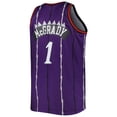 thumbnail image 3 of Men's Mitchell & Ness Tracy McGrady Purple Toronto Raptors Big & Tall Hardwood Classics 1998/99 Swingman Jersey, 3 of 3