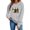 Gray, variant on Ladies Cute Cat Graphic Sweatshirts Fall Clothes for Women Halloween Pumpkin Print Long Sleeve Pullover Crewneck Tops Casual Loose Fit Activewear