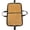 Khaki, variant on Canvas Knife Roll Bag Portable Chef Tool Storage Case with Handles for Camping Picnic Barbecue and Kitchen Organization, Dark Green