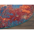 thumbnail image 4 of Nourison Celestial Abstract Atlantic 4' x ROUND Area Rug, (4 Round), 4 of 7