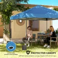 thumbnail image 6 of 135.8" L x 118.1" W Pop Up Canopy Tent, 1-Min Setup, UPF30+ Waterproof 210D Oxford, Foldable Portable with Carry Bag,Dark Blue, 6 of 7