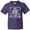 Purple, variant on Palm Bay Florida Cute Swimming Manatee Youth T-Shirt