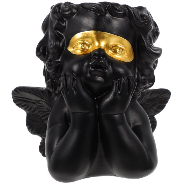 Cartoon Resin Flower Pot Household Lovely Angel Cherub Modeling Succulent Planting Pot