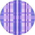 thumbnail image 1 of Ahgly Tapis Rond Lavable en Machine Intérieur Transitionnel Aztech Violet, 6 Pieds Rond, 1 of 7