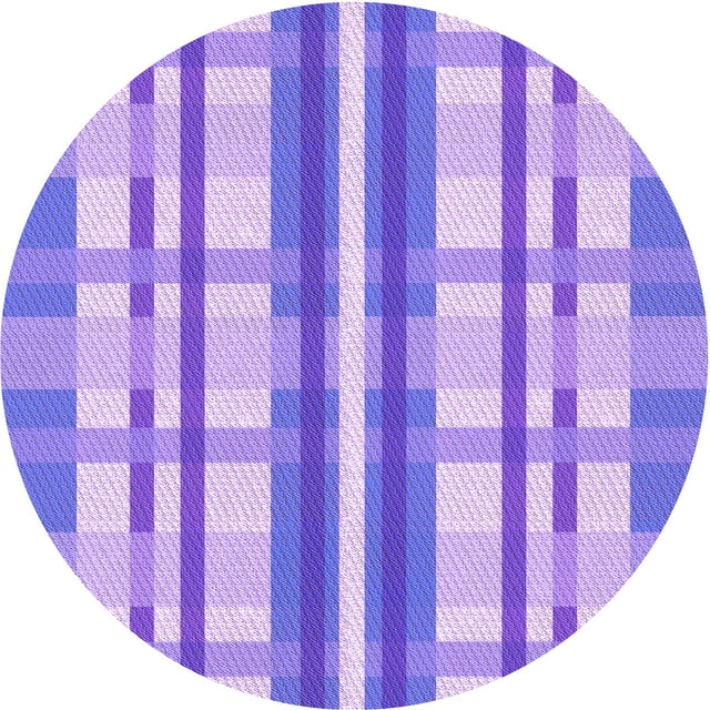 Ahgly Tapis d'Intérieur Lavable en Machine Carré Transitionnel Aztech Violet, 3 Pieds Carré