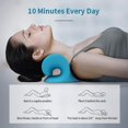 thumbnail image 5 of Neck Shoulder Stretcher Relaxer Massage Pillow Cervical Chiropractic Traction Device For Pain Relief, 5 of 5