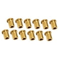 thumbnail image 4 of Metal Guitar Ferrules, Easy To Install 12PCS Guitar String Bushing Glossy Finish Effective Vibration Wear Resistant  For Musical Instruments Silver,Black,Gold, 4 of 8