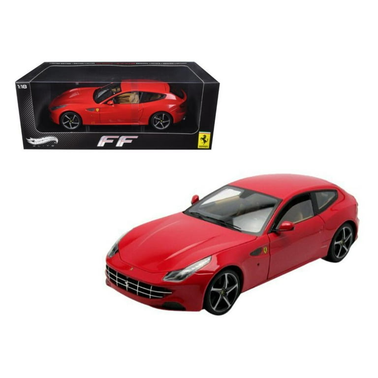 Ferrari FF 1/18 マテル hot wheels elite Ferrari FF GT V12 4 Seater Red Elite Edition 1/18 Diecast