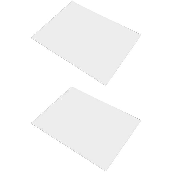 2pcs Wall Adhesive Mirror Household Vanity Mirror Wall Mounted Acrylic Mirror Decorative Mirror