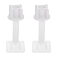 thumbnail image 2 of 4Pcs Plastic Toilet Seat Hinge Bolt Screw with Nuts Set 27x27mm(Random Screw Style), 2 of 9
