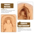 thumbnail image 2 of Miangastore Creative Retro Wood Catholicism Statue Box Desktop Catholicism Sculpture Figurine, 2 of 9