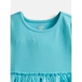 thumbnail image 2 of Wonder Nation Toddler Girls' Tutu Dress with Short Sleeves, Sizes 12M-5T, 2 of 3
