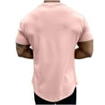 thumbnail image 6 of Men's Plain T-shirt Dgankt Men's Summer New Loose Sports T-shirt Mens Crew Neck T Shirts, 6 of 6