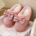 thumbnail image 6 of ATENAR Womens Slippers Casual Wide Shoes Women Fuzzy House Slipper Pink 7.5, 6 of 6