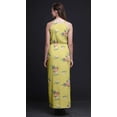 thumbnail image 4 of Bimba Floral Women Sleeveless Crew Neck Halter Gown With Side Slits Maxi Dress-Large, 4 of 6