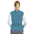 thumbnail image 3 of Women's Polar Fleece Zipper Vest Sleeveless Jacket, Steel Blue XL, 1 Pack, 3 of 8