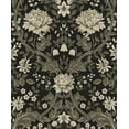 thumbnail image 2 of NextWall Honeysuckle Trail Floral Vintage Peel and Stick Wallpaper (Ebony & Pavestone), 2 of 7