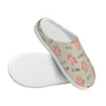 thumbnail image 3 of Wukai Pigs Exercising Print Women's Indoor Bedroom Slipper Slip On Shoes, Unisex House Shoes with Anti-Skid Sole for Men, Gift for Women Men-35/36, 3 of 7